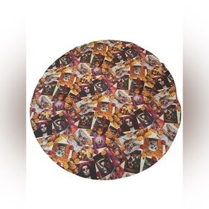 Day of the Dead Round Tablecloth - Multicolor Party Decor Dia De Los Muertos